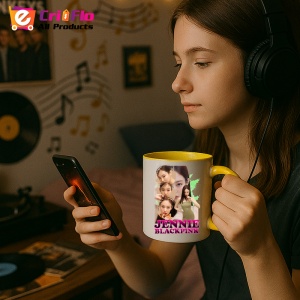 Cana K-POP cu formatia trupa KPOP BLACKPINK JENNIE 616 - Img 30