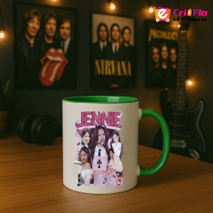 Cana K-POP cu formatia trupa KPOP JENNIE BLACK PINK 670 - Img 20