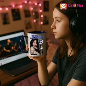Cana K-POP cu formatia trupa KPOP JENNIE KIM 672 - Img 25
