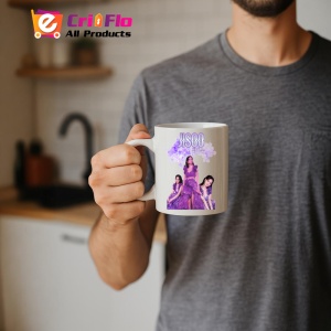 Cana K-POP cu formatia trupa KPOP JISSO PURPLE 684 - Img 16
