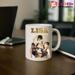 Cana K-POP cu formatia trupa KPOP LISA GOLD 710 - Img 17