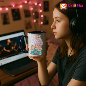 Cana K-POP cu formatia trupa KPOP ROSE 3 726 - Img 25