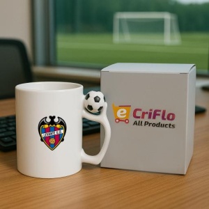 Cana Levante UD Spania , cu logoul stema echipei, Cadoul Perfect - Img 9