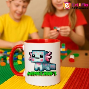 Cana Minecraft Axolotl Albastru 2 - Img 16