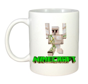 Cana Minecraft Golem Alb - Img 3