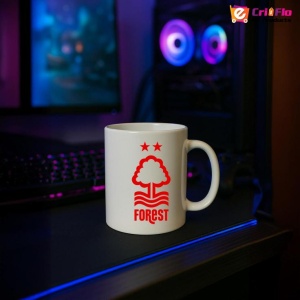 Cana Nottingham Forest FC Anglia , cu logoul stema echipei, Cadoul Perfect - Img 16