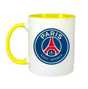 Cana Paris Saint Germain Franta , cu logoul stema echipei, Cadoul Perfect - Img 5