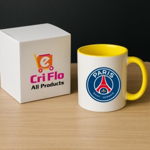 Cana Paris Saint Germain Franta , cu logoul stema echipei, Cadoul Perfect - Img 29
