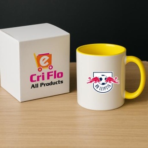 Cana RB Leipzig Germania , cu logoul stema echipei, Cadoul Perfect - Img 29