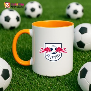 Cana RB Leipzig Germania , cu logoul stema echipei, Cadoul Perfect - Img 43