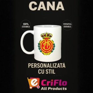 Cana Rcd mallorca Spania , cu logoul stema echipei, Cadoul Perfect - Img 15