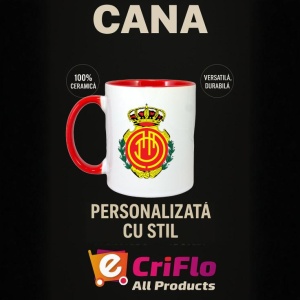 Cana Rcd mallorca Spania , cu logoul stema echipei, Cadoul Perfect - Img 45