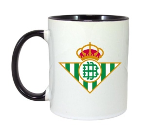 Cana Real Betis Spania , cu logoul stema echipei, Cadoul Perfect - Img 6
