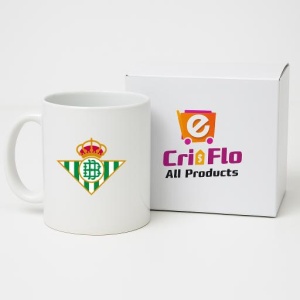 Cana Real Betis Spania , cu logoul stema echipei, Cadoul Perfect - Img 14