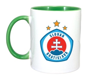 Cana SK Slovan Bratislava Slovacia , cu logoul stema echipei, Cadoul Perfect - Img 3