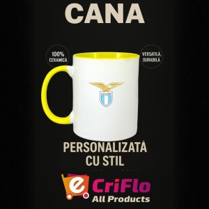 Cana SS Lazio Italia , cu logoul stema echipei, Cadoul Perfect - Img 30