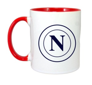 Cana SSC Napoli Italia , cu logoul stema echipei, Cadoul Perfect - Img 8