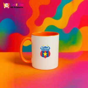 Cana Steaua Bucuresti , cu logoul stema echipei, Cadoul Perfect - Img 42