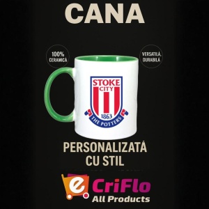 Cana Stoke City Anglia , cu logoul stema echipei, Cadoul Perfect - Img 20