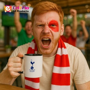 Cana Tottenham Hotspur Anglia , cu logoul stema echipei, Cadoul Perfect - Img 37
