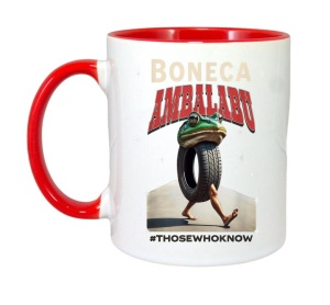 Cana Tralalero TraLaLa cu Boneca Ambalabu Italian Brainrot Meme Frog with Feet Bootleg - Img 7