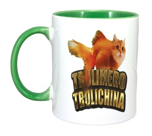 Cana Tralalero TraLaLa cu Boneca Ambalubu Funny Italian Brainrot Meme Humor Gen Z - Img 3