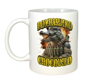 Cana Tralalero TraLaLa cu Italian Brainrot Bombardino Crocodilo Funny Meme - Img 2