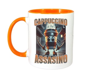 Cana Tralalero TraLaLa cu Italian Brainrot Cappuccino Assassino, Funny Cappuccino Meme V - Img 7