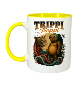 Cana Tralalero TraLaLa cu Trippi Troppi Italian Brainrot Meme cat fish or Bear fish - Img 4