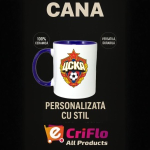 Cana TSKA Moscova Rusia , cu logoul stema echipei, Cadoul Perfect - Img 25