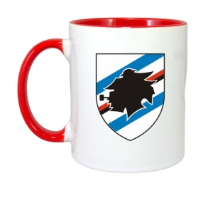 Cana UC Sampdoria Italia , cu logoul stema echipei, Cadoul Perfect - Img 8
