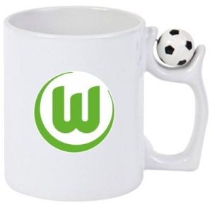 Cana VfL Wolfsburg Germania , cu logoul stema echipei, Cadoul Perfect