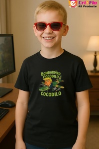 Crocodilo Trump ** Tricou Tralalero Tralala Copii | Dama | Barbat - Img 5