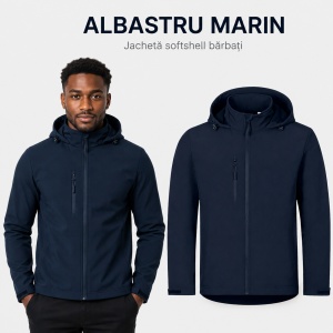 Geacă Bărbați tip Jachetă Softshell cu Glugă, Elastică și Modernă – Trail 548 - Img 11