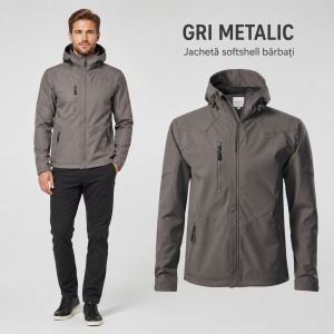 Geacă Bărbați tip Jachetă Softshell cu Glugă, Impermeabilă și Elastică – Nano 531 - Img 12