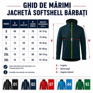 Geacă Bărbați tip Jachetă Softshell cu Glugă, Impermeabilă și Rezistentă la Vânt – Cool 515 - Img 4