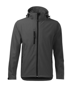 Geaca softshell pentru barbati de culoare gri inchis