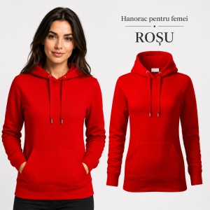 Hanorac Damă cu Glugă și Buzunar Marsupiu Malfini F14 Cape Free – 320 g/m² - Img 21