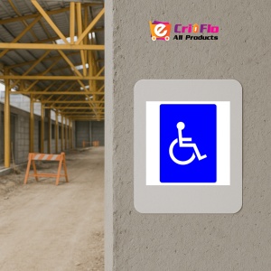 Indicator Accessible Toilet Sign Symbol Only, Sticker autocolant - Img 5