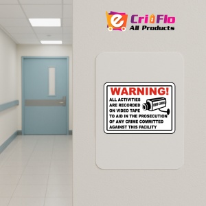 Indicator Activities Recorded on Video Tape Sign, Sticker autocolant - Img 5