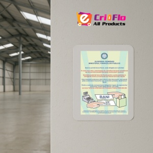 Indicator Afis bon fiscal, Sticker autocolant - Img 4