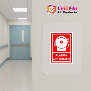 Indicator Alarma ant-iincendiu, Sticker autocolant - Img 5