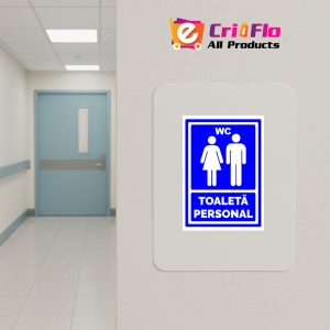 Indicator Albastru toaleta personal, Sticker autocolant - Img 5