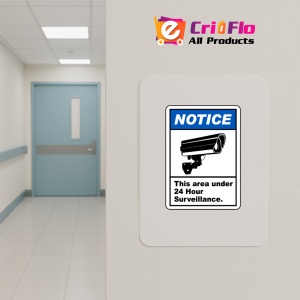 Indicator Area Under 24 Hour Surveillance Label, Sticker autocolant - Img 5