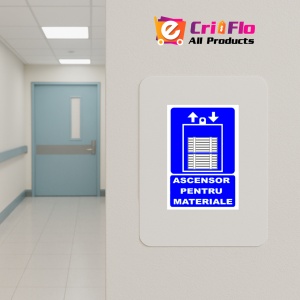 Indicator Ascensor pentru materiale, Sticker autocolant - Img 5
