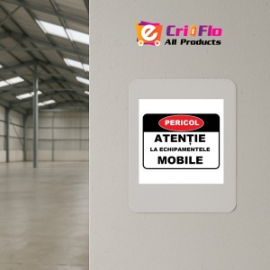 Indicator Atentie la echipamentele mobile, Sticker autocolant - Img 4