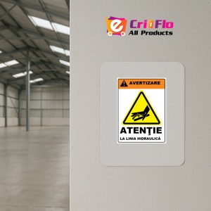 Indicator Atentie la linia hidraulica, Sticker autocolant - Img 4