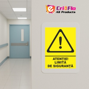 Indicator Atentie limita de siguranta, Sticker autocolant - Img 5
