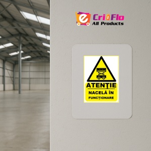 Indicator Atentie nacela in functionare, Sticker autocolant - Img 4
