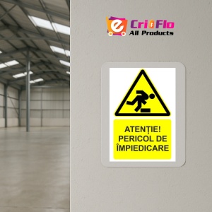 Indicator Atentie pericol de impiedicare indicator de avertizare, Sticker autocolant - Img 4